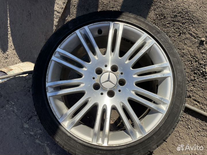 Диски разноширокие mercedes 10 twin spoke r18 w211