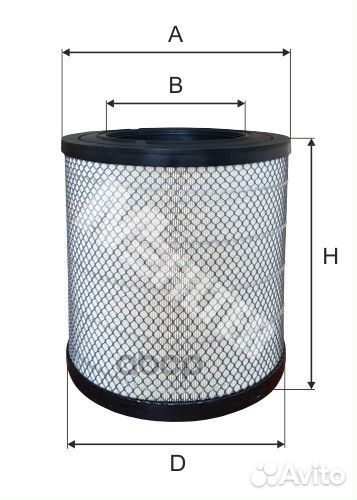 Фильтр воздушный 21337557 325/194x308x424h A8