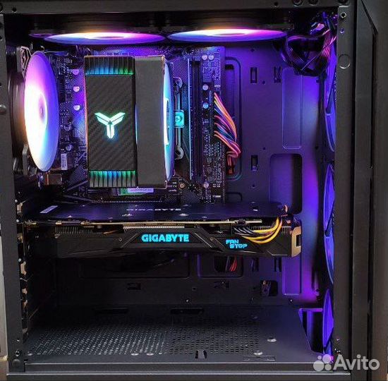 Игровой компьютер Ryzen 5 5500-16Gb-GTX 1060