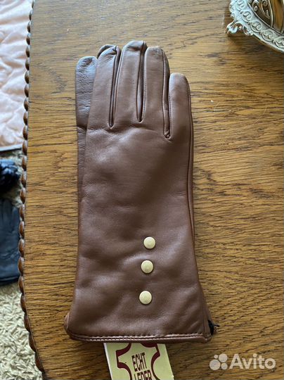 Перчатки женские натуральная кожа 8 размер