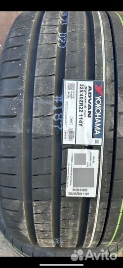 Yokohama Advan Sport V107D 285/45 R22 и 325/40 R22 114Y