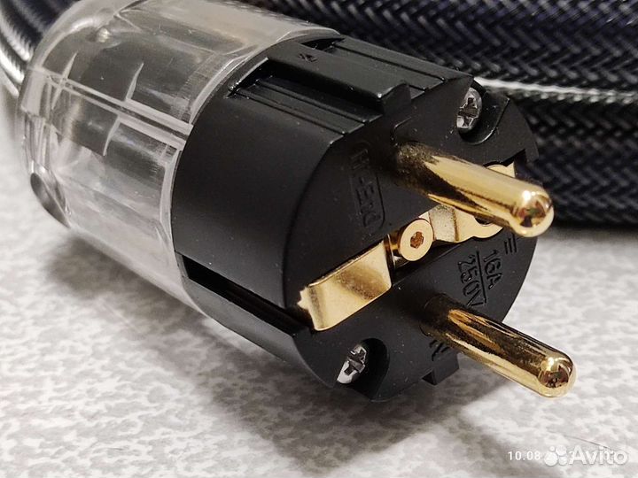 HI END медный кабель питания 1.5 м evro