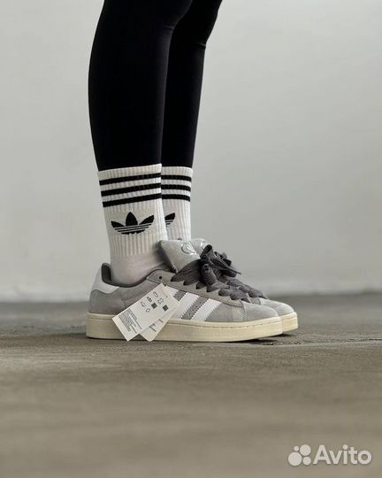 Кроссовки Adidas Campus 00S женские серые