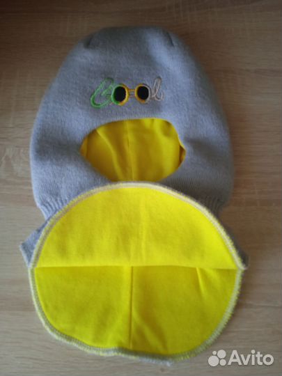 Шапка шлем для мальчика весна