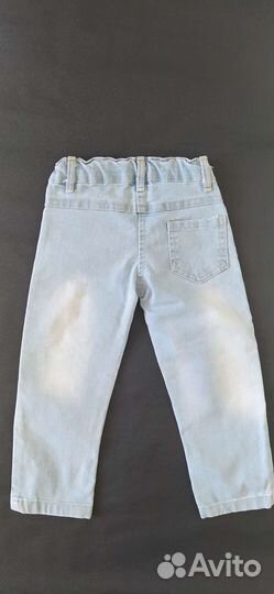 Джинсы и ветровка для девочки р. 92
