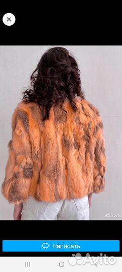 Шуба лиса 44-46р