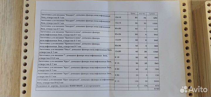 Донышки для вязания