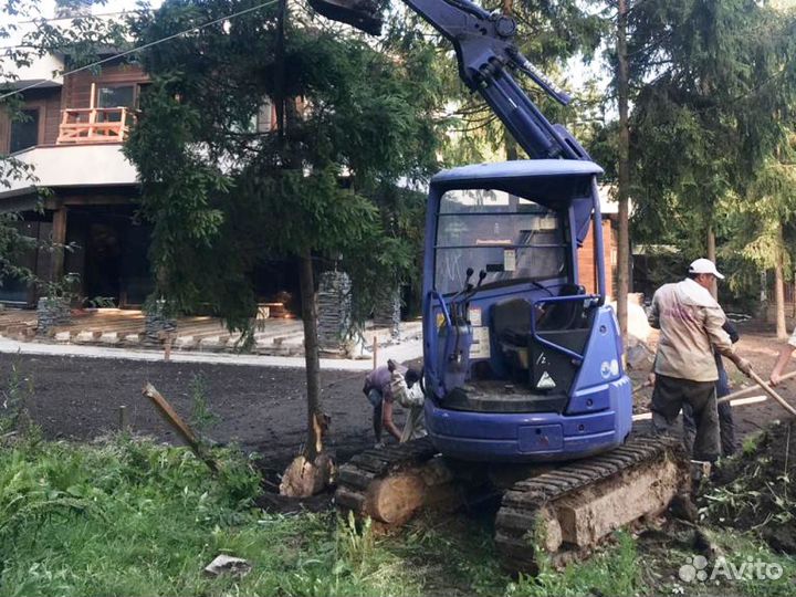 Аренда гусеничного мини экскаватора