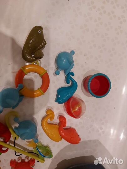 Игрушки для ванной + роборыбка
