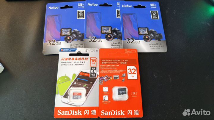 Карта памяти micro sd 32\16гб