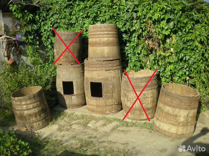 Бочка деревянная огромная бочки кадки самовывоз