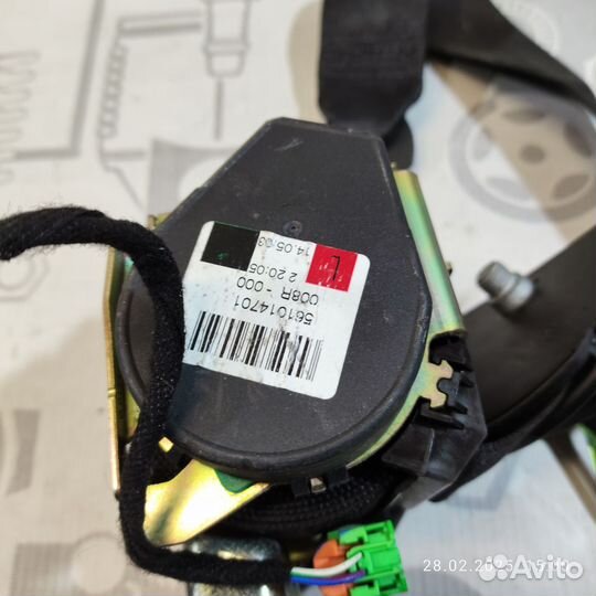 Ремень безопасности левый mercedes w211