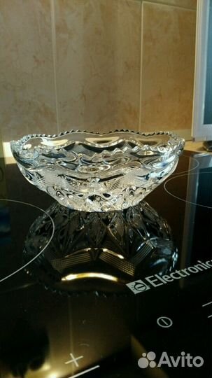 Хрустальная конфетница(салатница)