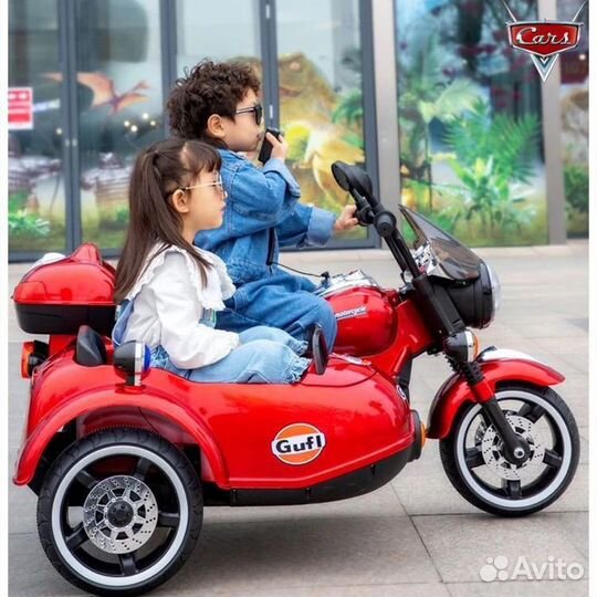 Детский электромотоцикл новый