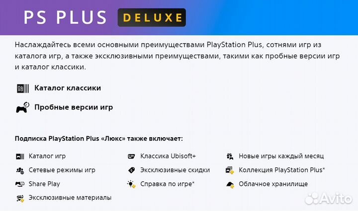 Подписка PS Plus 12 мес