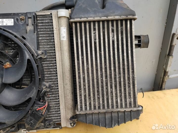 Кассета радиаторов Z17DTR Z17DTJ Astra H Zafira B