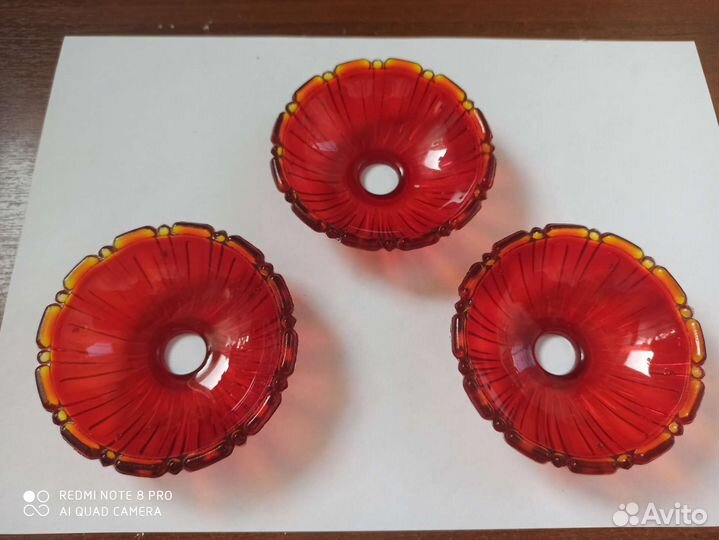 Хрустальные чаши (розетки) для хрустальной бра