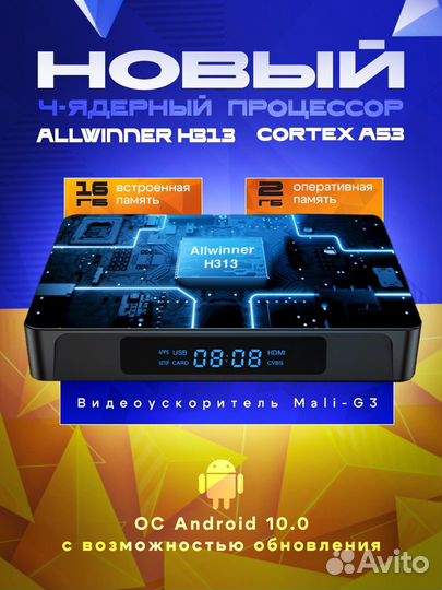 SMART tv приставка x96q pro