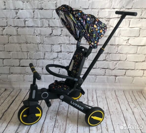 Детский трехколесный велосипед 7в1