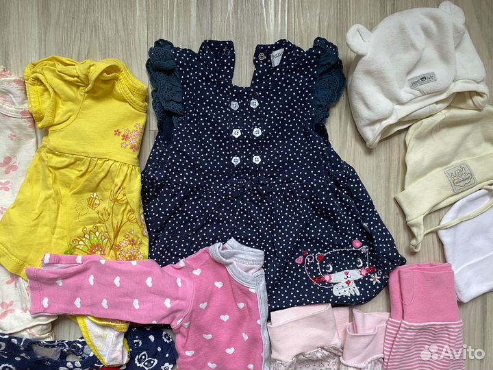 Пакет одежды для девочки 56 и 68 размер