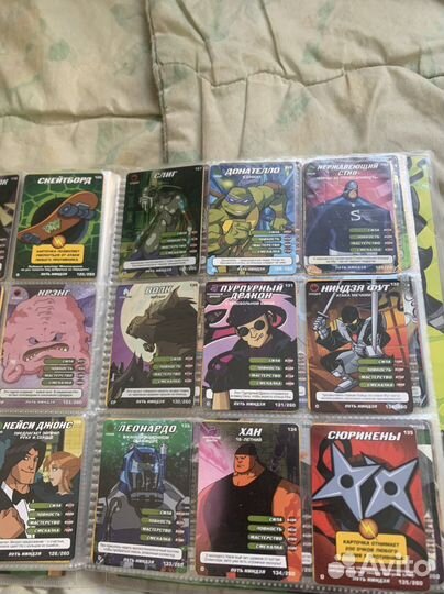 Карточки черепашки ниндзя Путь Нинздя