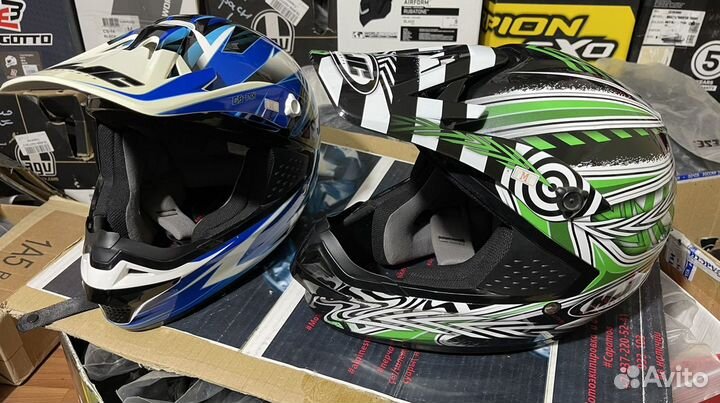 Мото шлем кроссовый hjc размер М