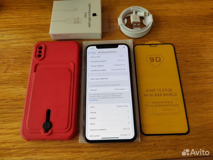 iPhone X 256Gb Black