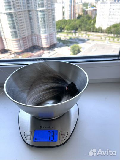 Волосы на капсулах омбре