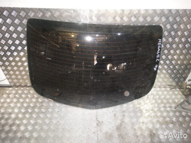 Стекло Megane 2 (03-09) зад с обогревом б\у