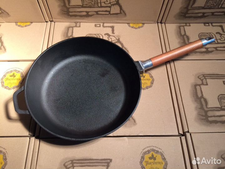 Сковорода чугунная.Сотейник 28 см. 26см 24см