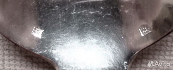 Антикварный набор столовых ложек