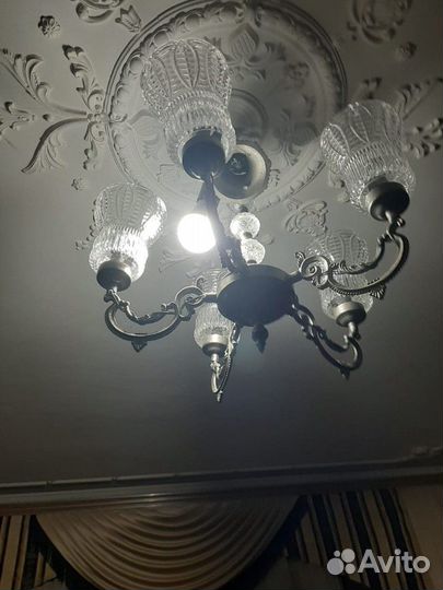 Люстра Раритетная серебро СССР