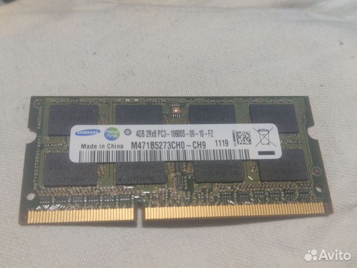 Оперативная память ddr3 Самсунг 4gb
