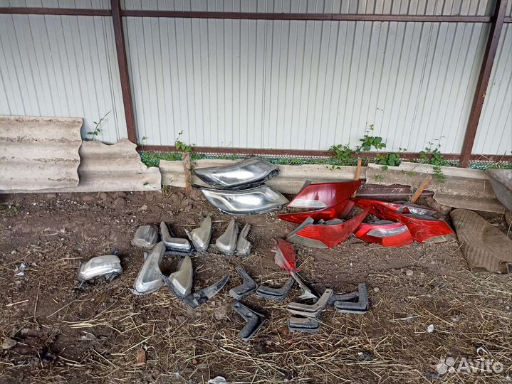 Передние задние фары на KIA rio hyundai solaris