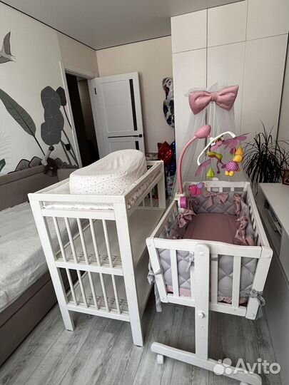 Кроватка детская колыбель пеленальный кокон