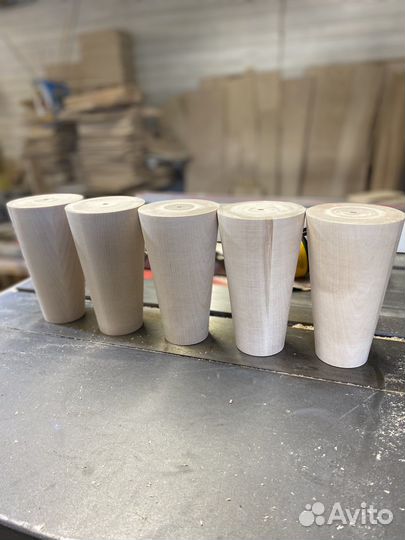 Ножки мебельные токарные из дуба/березы