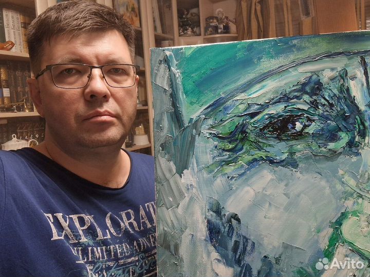 Картина маслом на холсте портрет