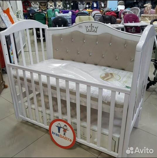 Детская кроватка Кедр Emily 4 (маятник универсальн