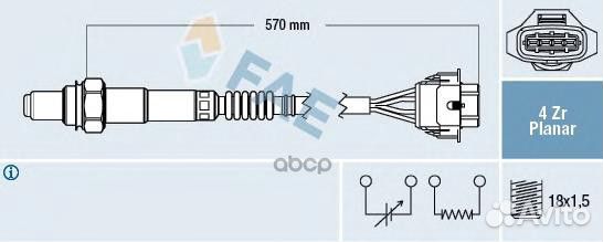 Лямбда-зонд 77154 FAE