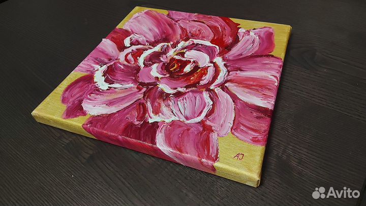 Подарок. Картина маслом 