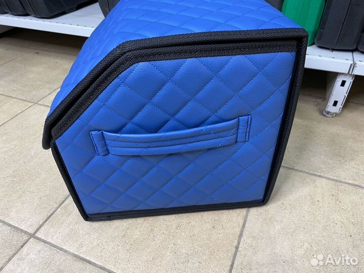 Органайзер в багажник - кофр в багажник 30см синий