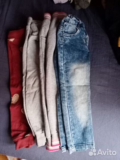 Большой пакет одежды для девочки