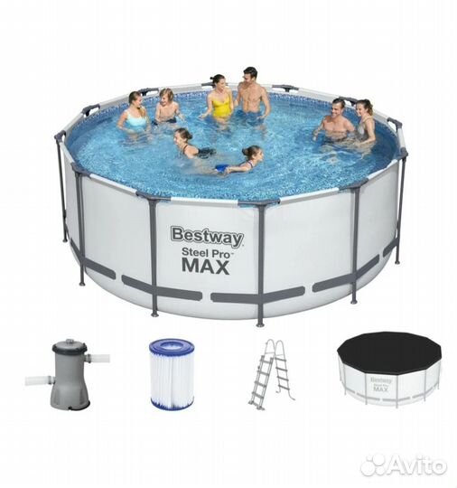 Каркасный бассейн 366 на 122