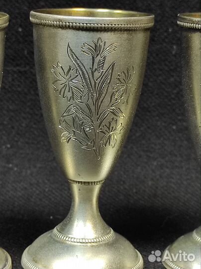 Серебряные рюмки Таллинская Юв. фабрика 1958 год