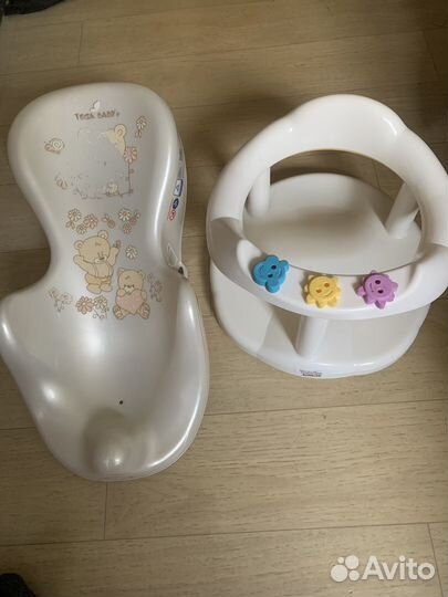 Стульчик для купания + горка