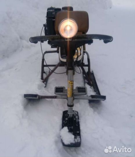 Детский снегокат с мотором