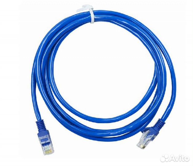 RJ45 Ethernet 5м Интернет кабель синий патч корд