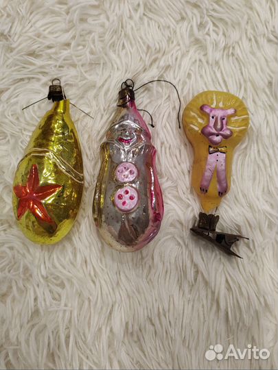 Ёлочные игрушки СССР