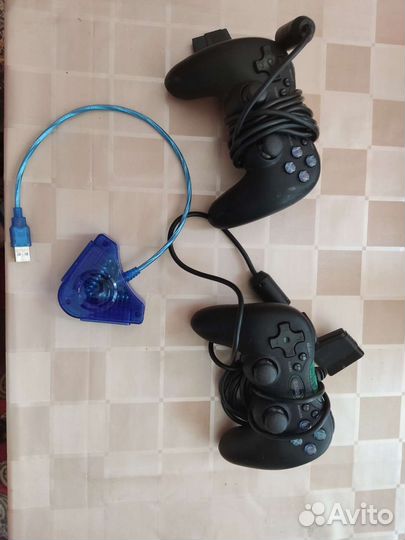 Геймпады для ps2 и адаптер pc