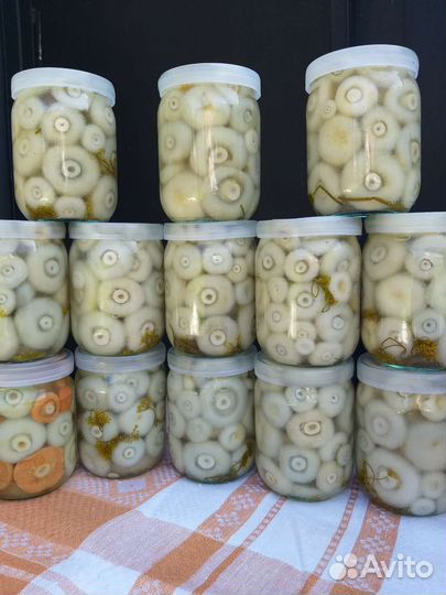 Грузди Рыжики солёные